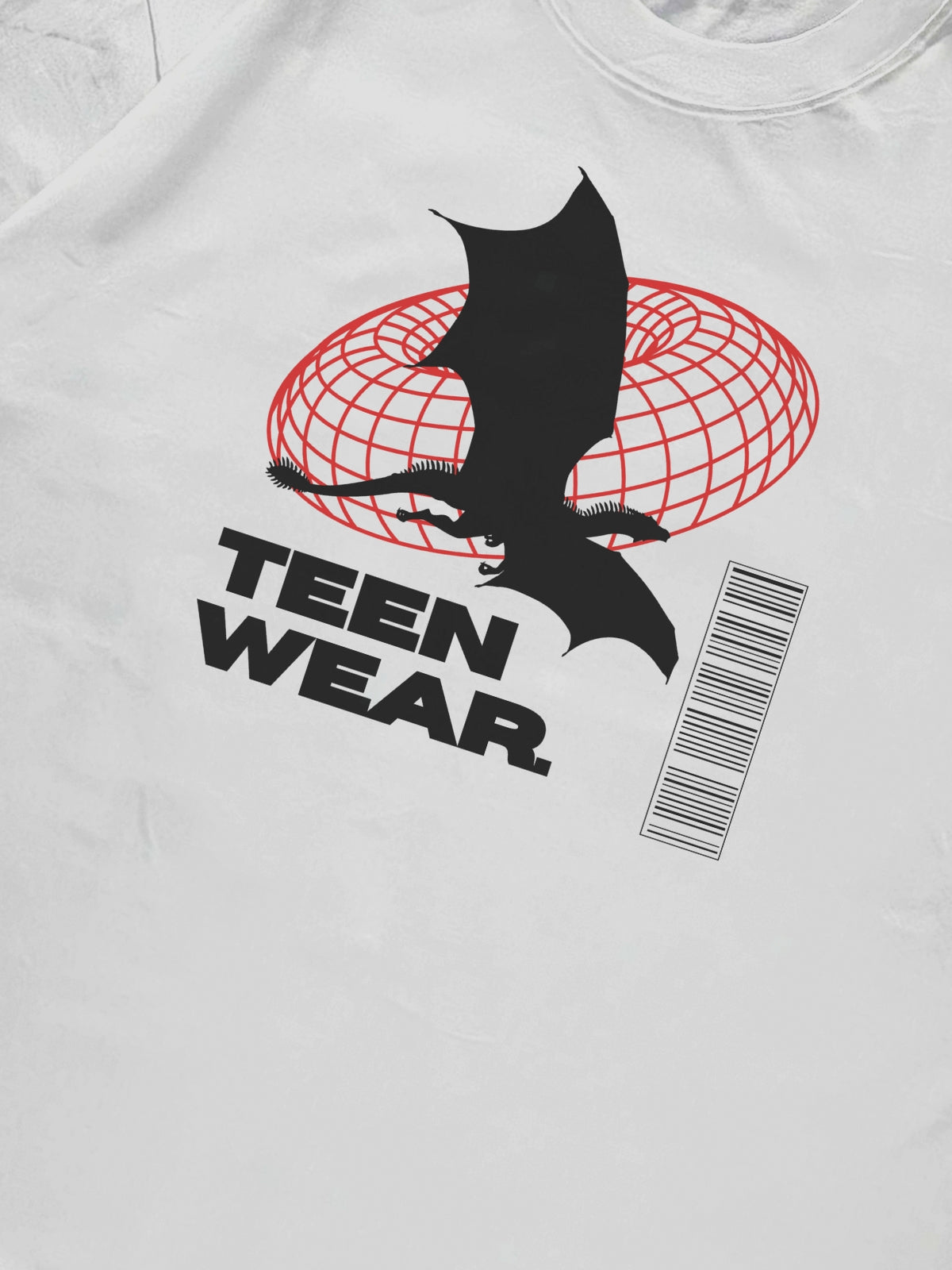 BAT GLOBE - Oversized Print T-shirt | Teenwear.eu