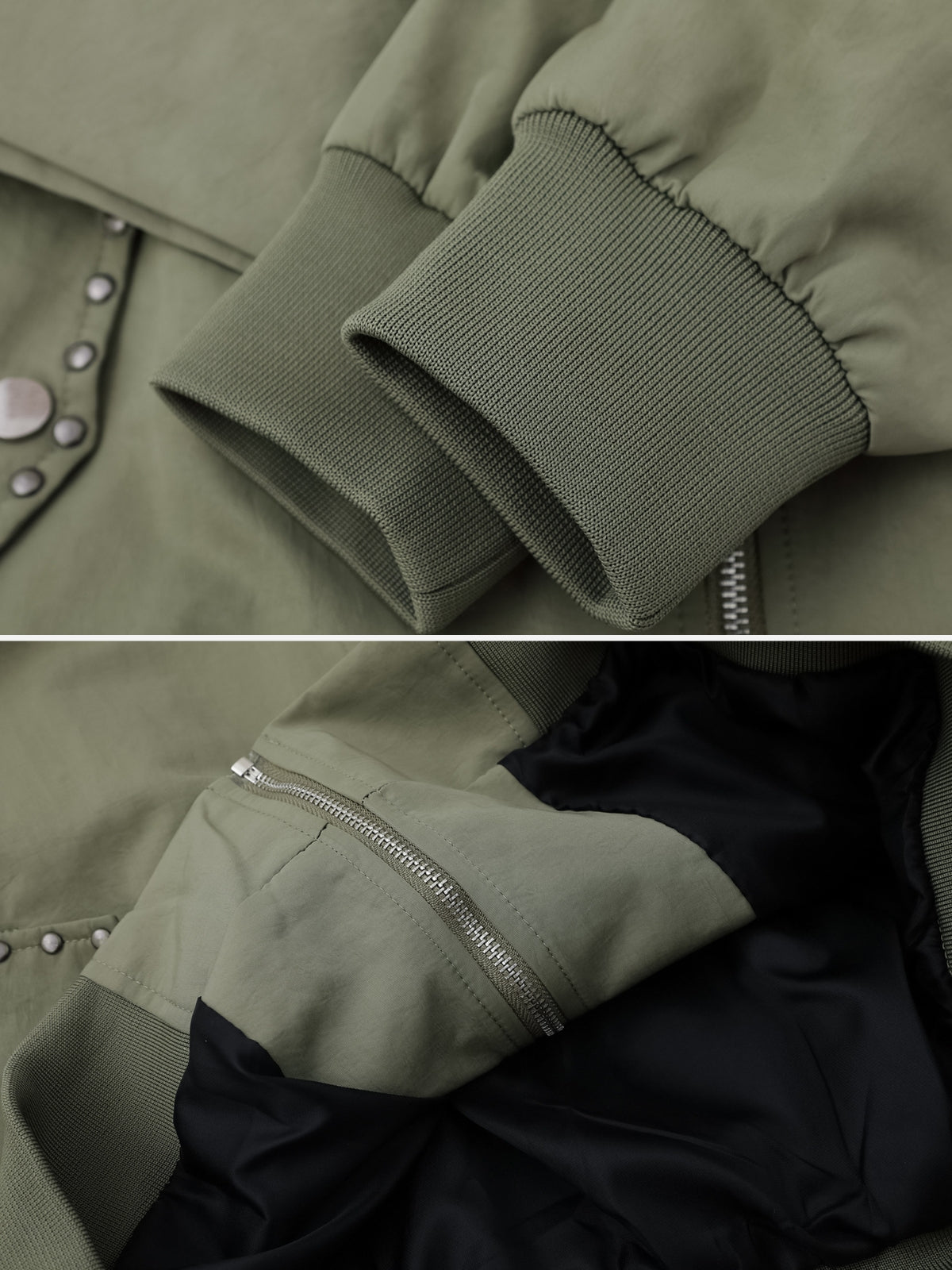 STUDSY - Oversized Embroidered Jacket | Teenwear.eu