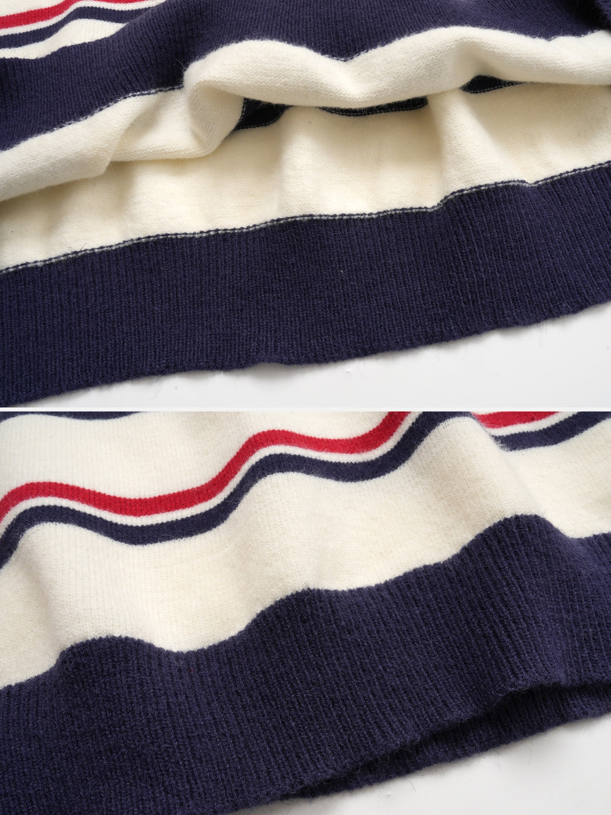 STRIPY - Oversized Embroidered Polo Shirt | Teenwear.eu