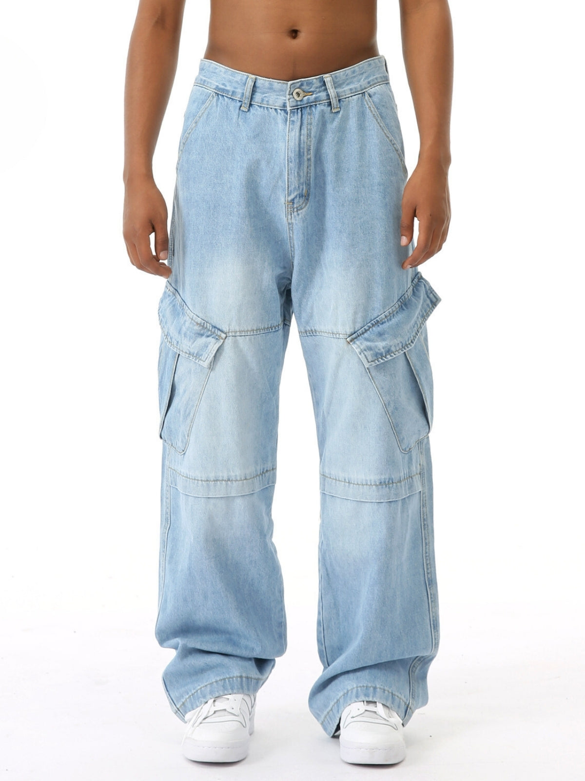 POCKETLESS - Baggy Cargo Jeans | Teenwear.eu