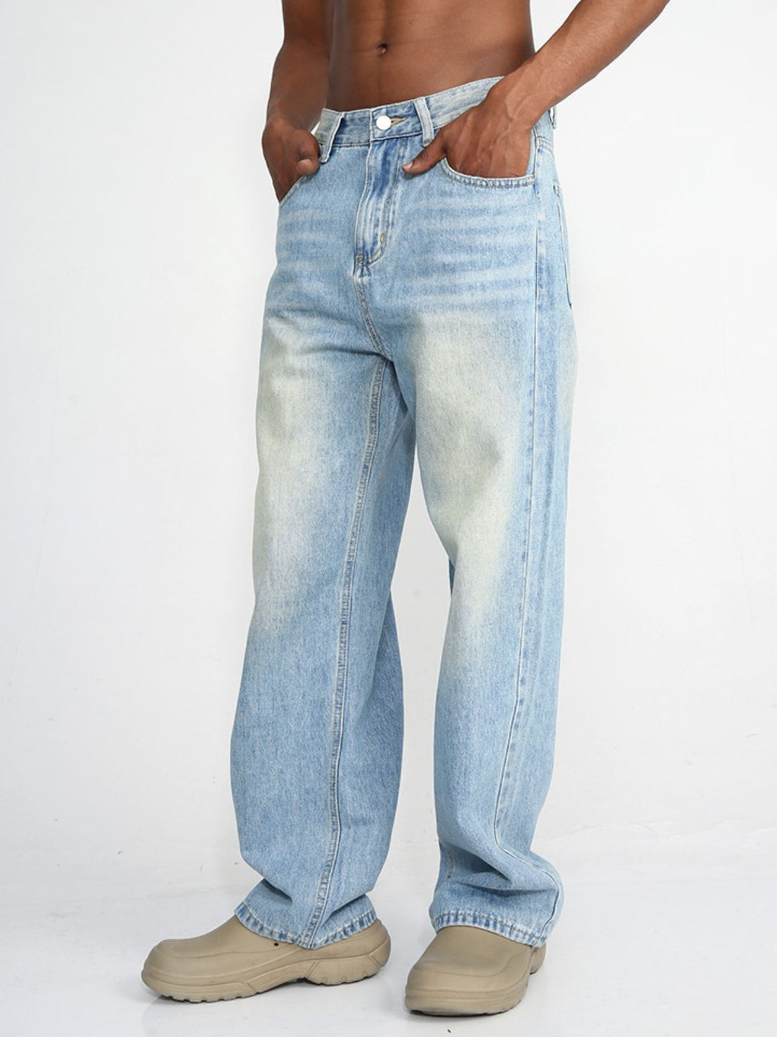 RHYTM - Baggy Basic Jeans | Teenwear.eu