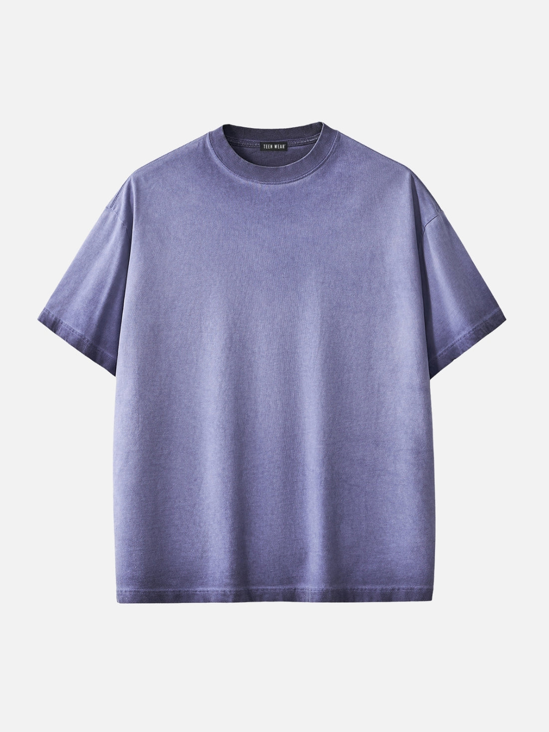 BASICLY - Premium Cotton Oversized T-Shirt Blueberry | Teenwear.eu