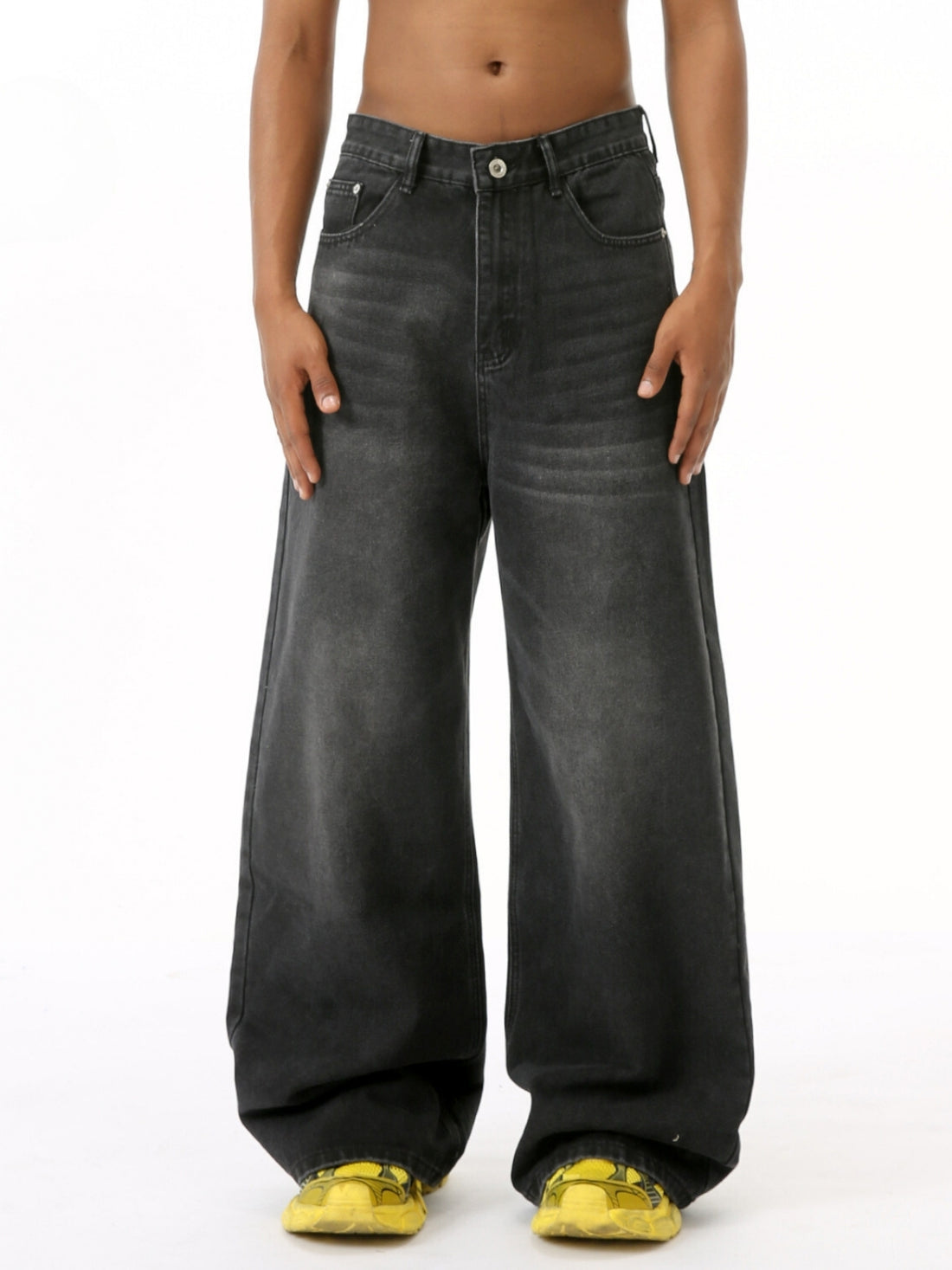 BALOON - Baloon Fit Basic Jeans Washed Black | Teenwear.eu