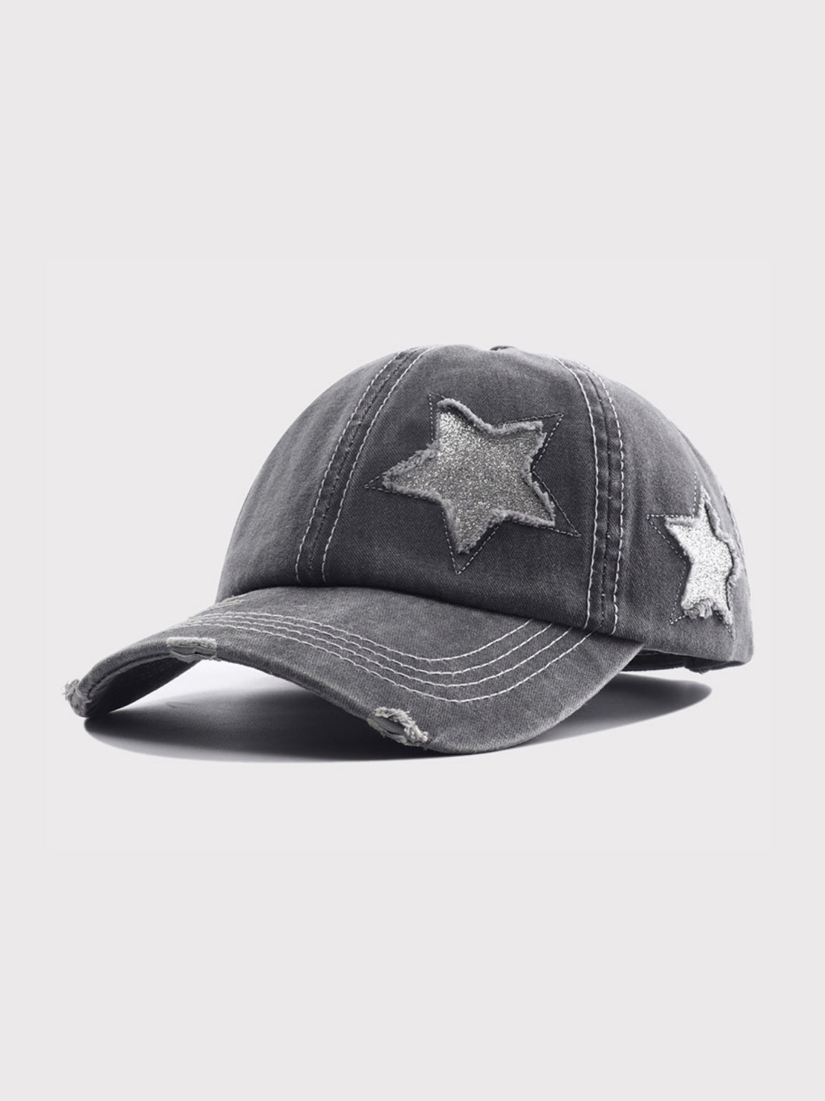 STARCAP - Graphic Curved Cap Grey 54-60cm | Teenwear.eu