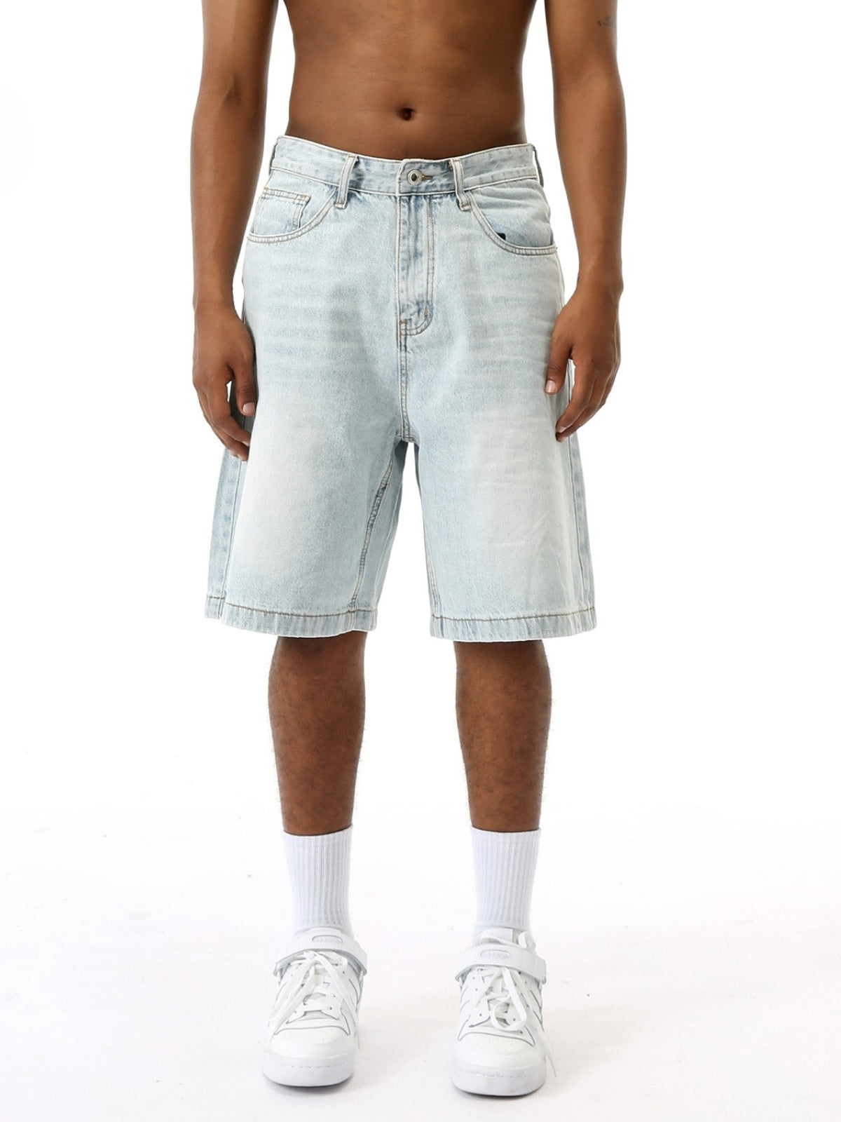 BASED - Regular Denim Shorts | Teenwear.eu