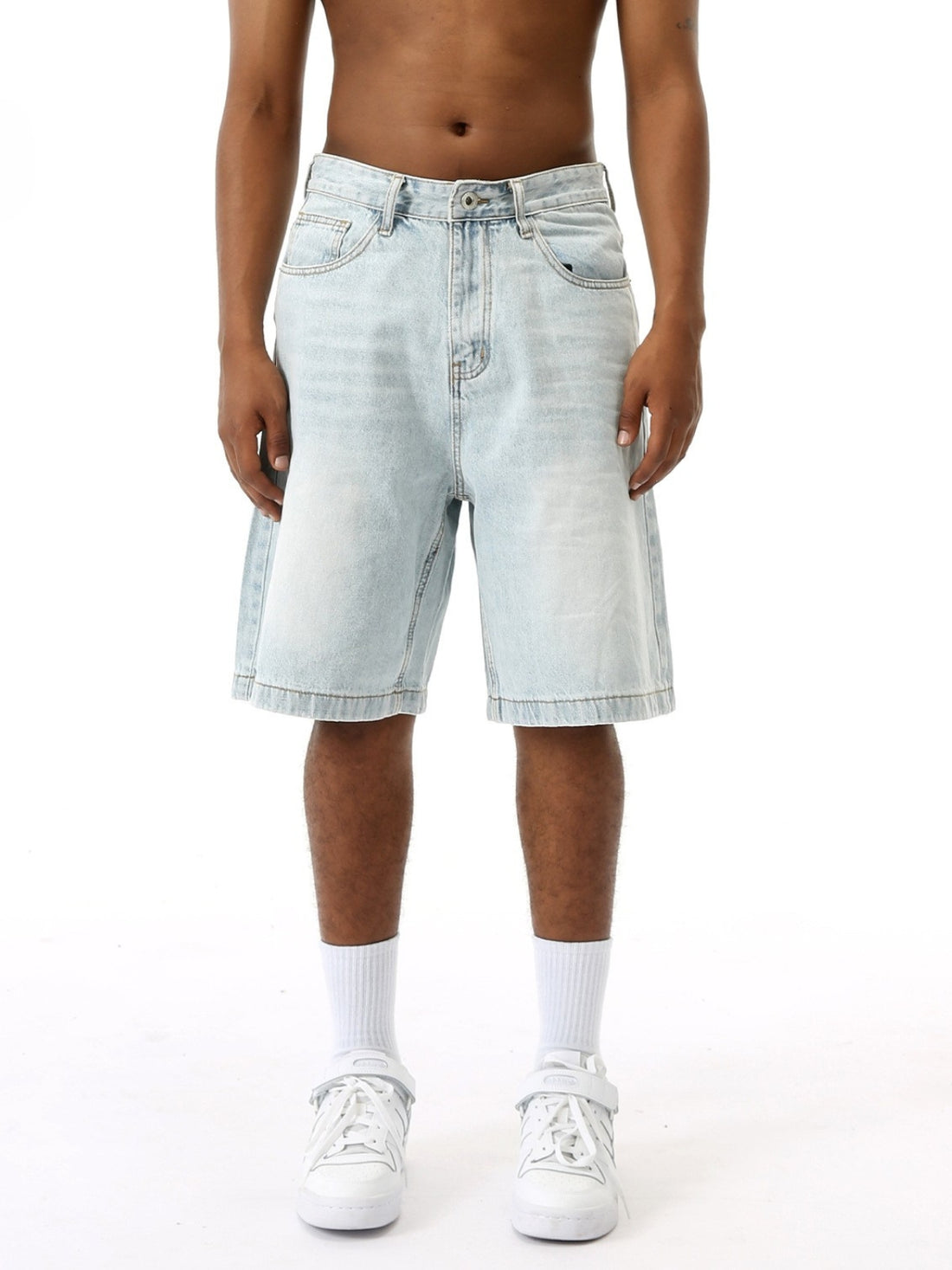 BASED - Regular Denim Shorts | Teenwear.eu