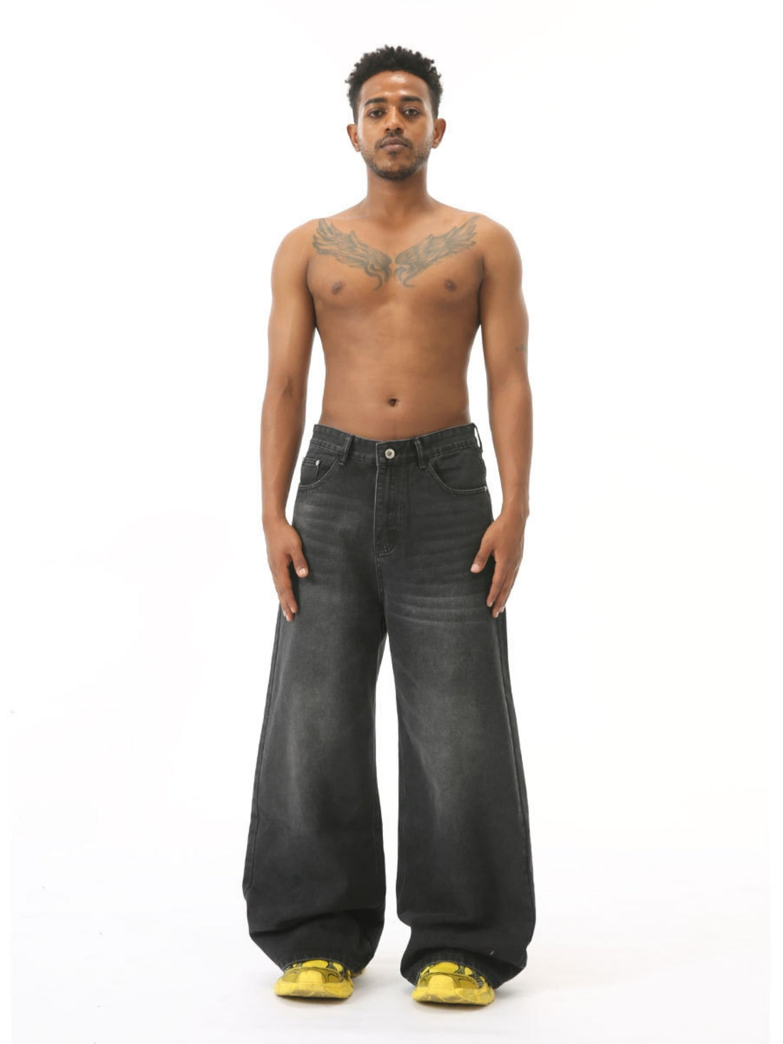 BALOON - Baloon Fit Basic Jeans Washed Black | Teenwear.eu