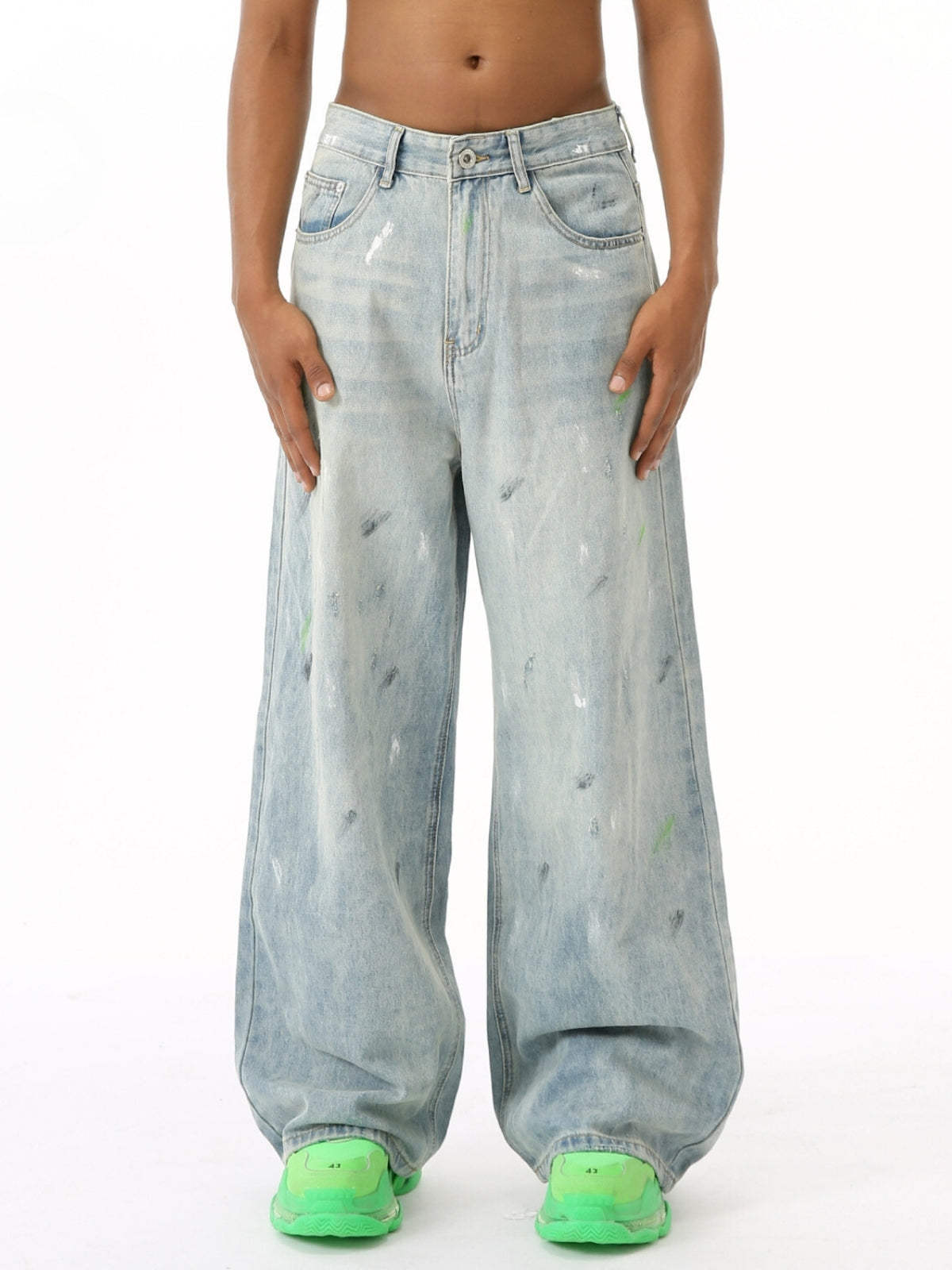 FAJNE - Baggy Basic Jeans | Teenwear.eu