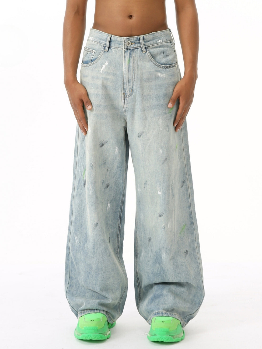 FAJNE - Baggy Basic Jeans | Teenwear.eu