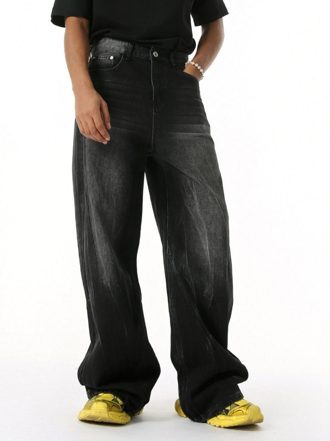 BLACKETS II - Baggy Basic Jeans | Teenwear.eu