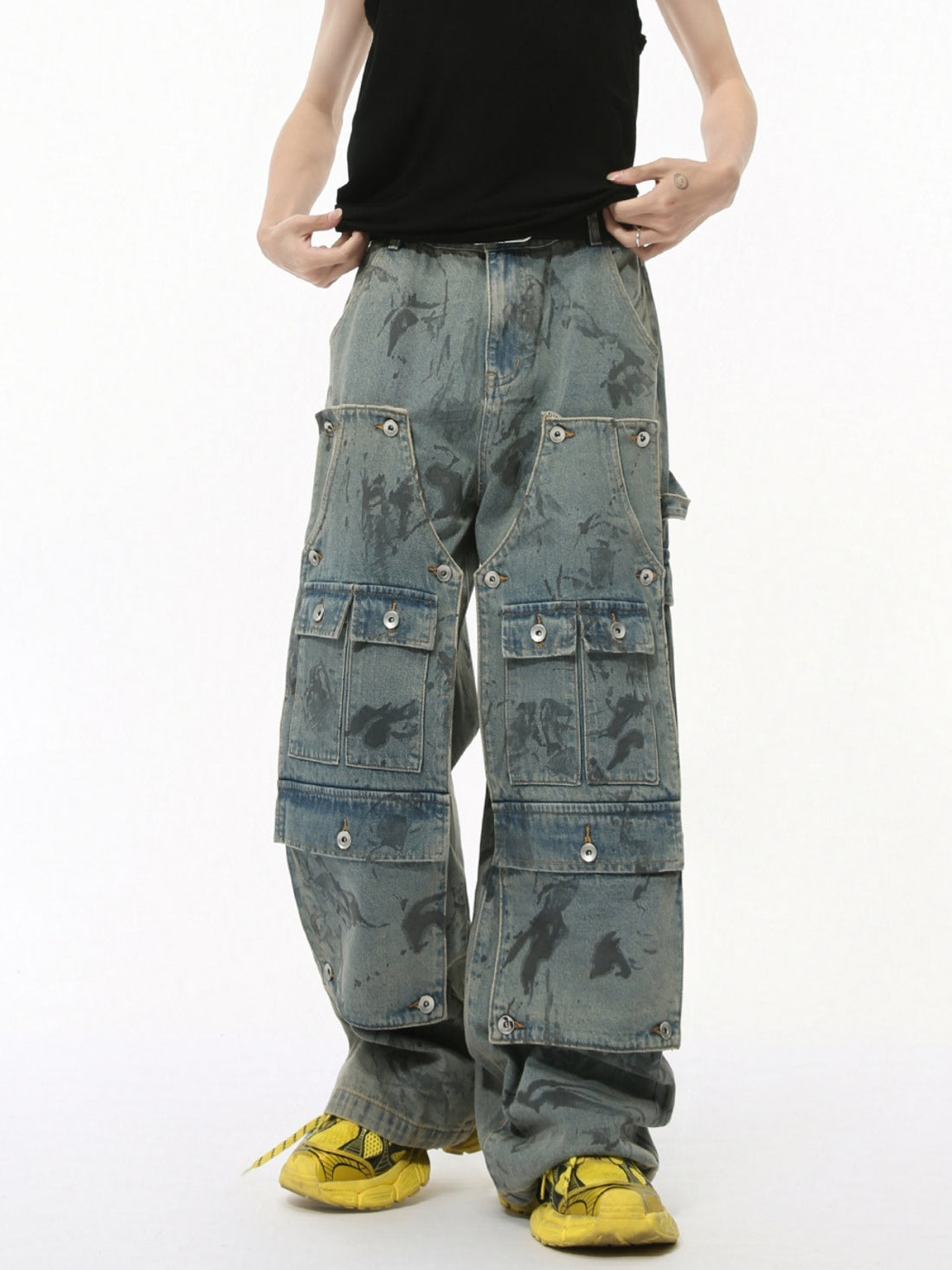 GOMBONOS - Baggy Basic Cargo Jeans | Teenwear.eu