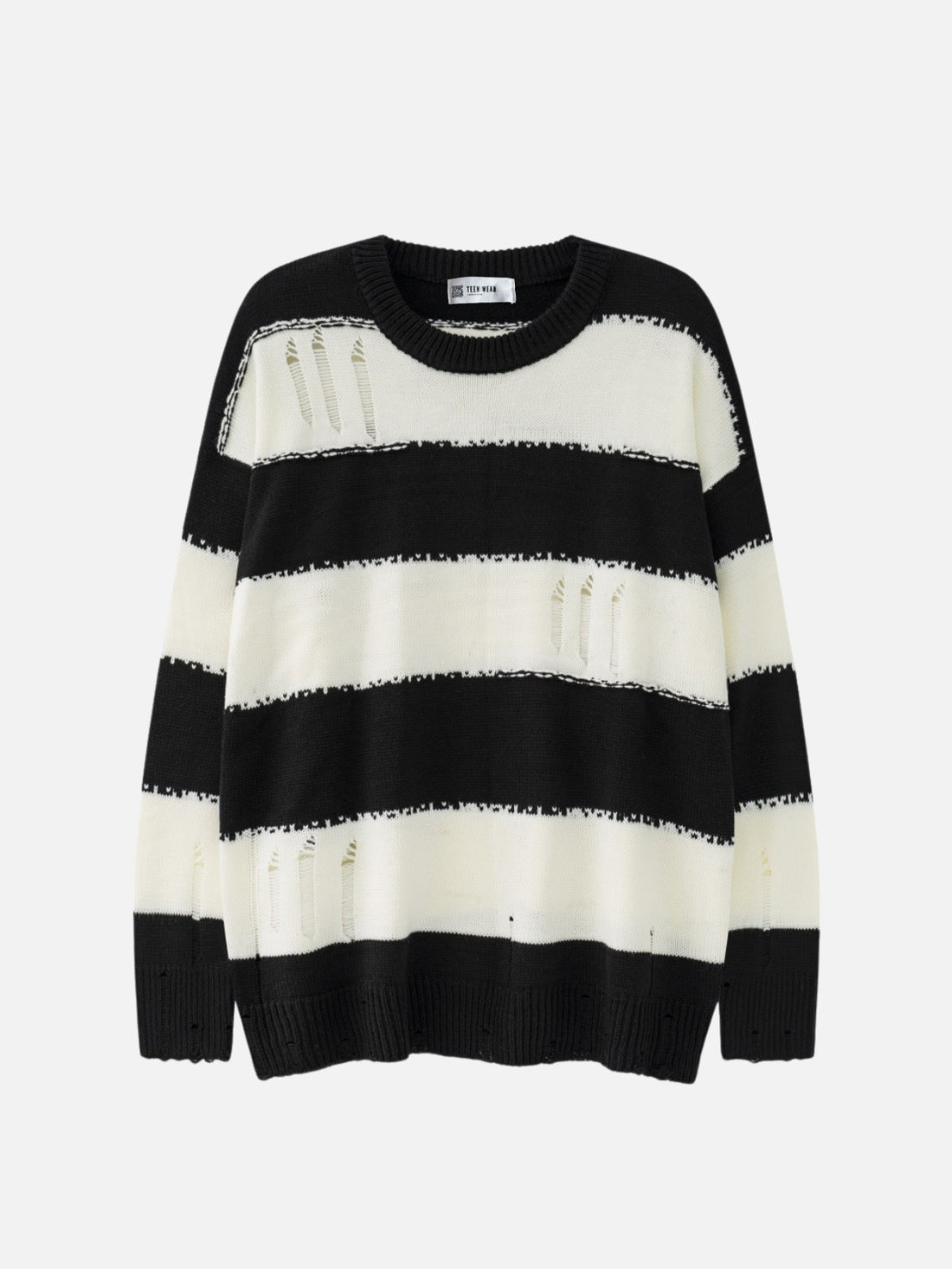 DRAPY - Oversized Graphic Sweater Green | Teenwear.eu