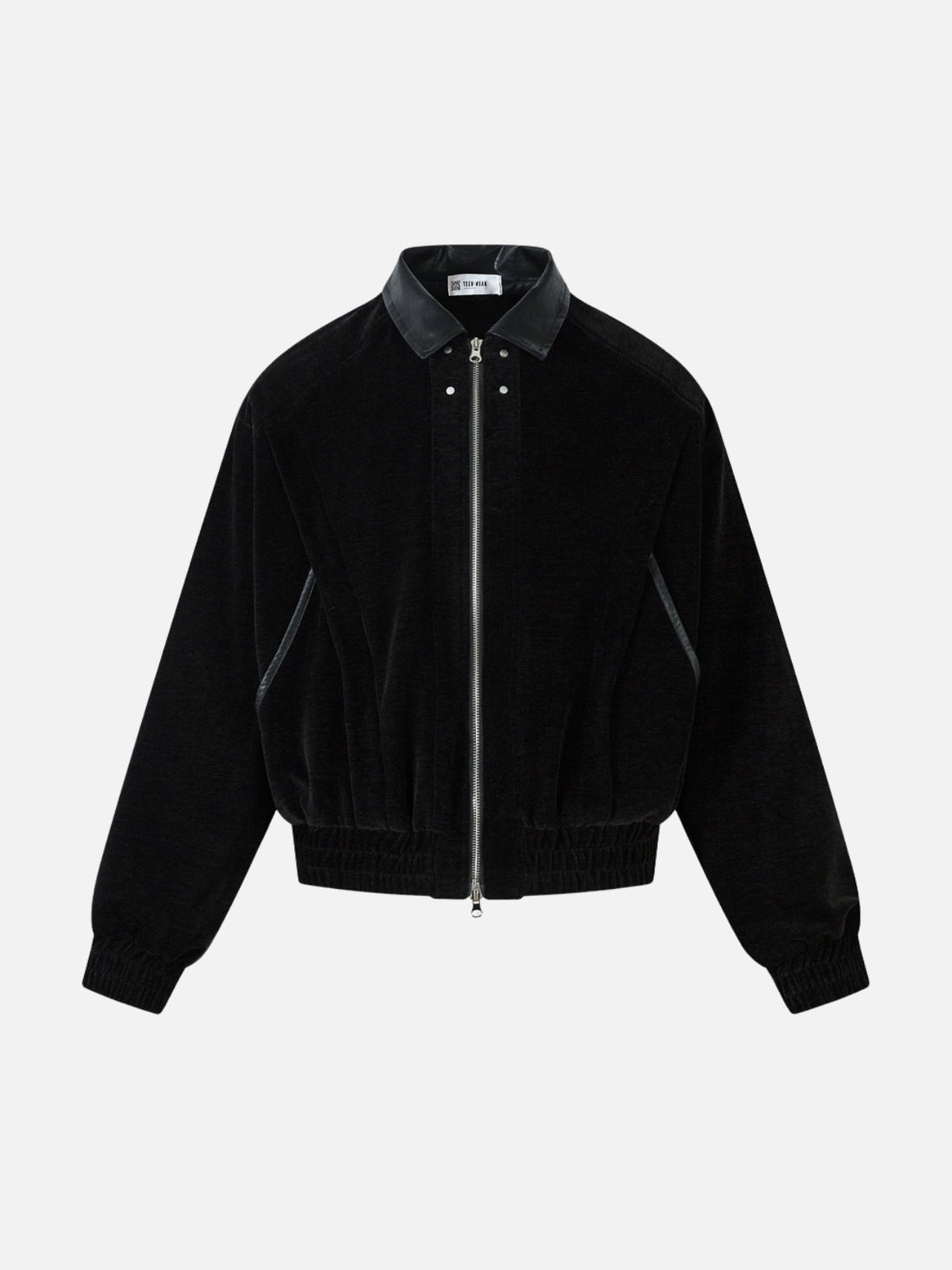 VELZOR – Oversized Velvet Basic Jacket Black | Teenwear.eu