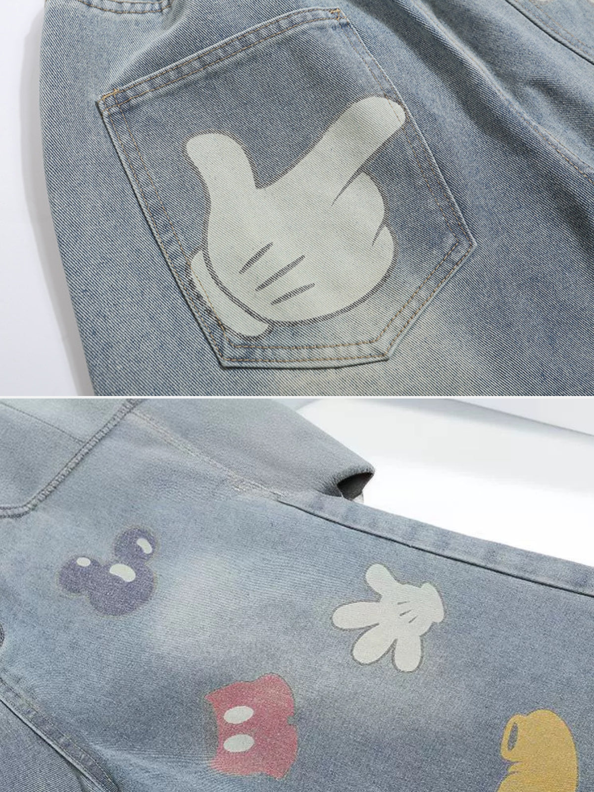 MICKEY - Baggy Graphic Shorts | Teenwear.eu