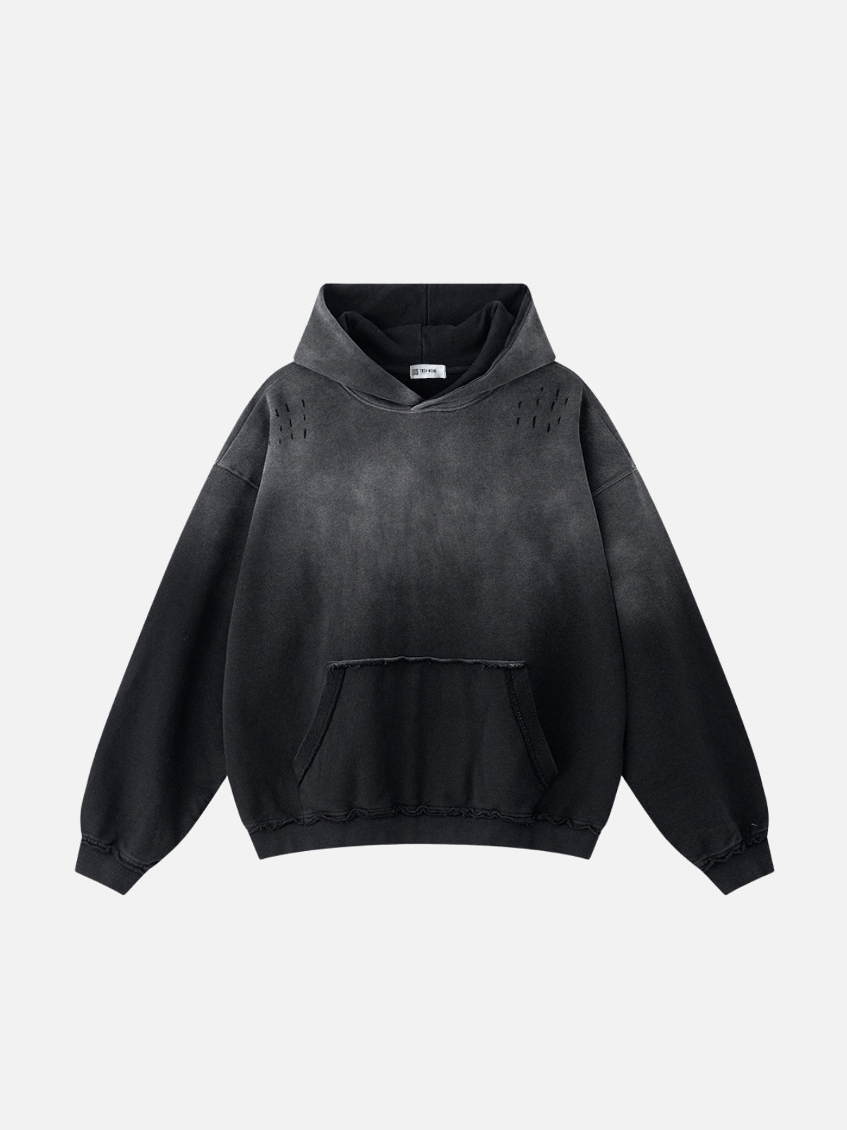 RETRO - Oversized Basic Hoodie Black | Teenwear.eu