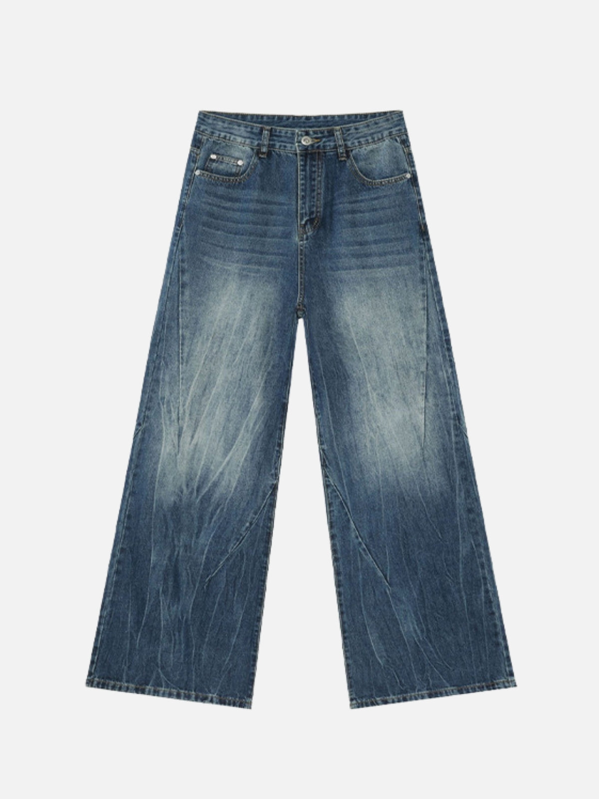 LOWTIDE - Baggy Basic Jeans Blue | Teenwear.eu