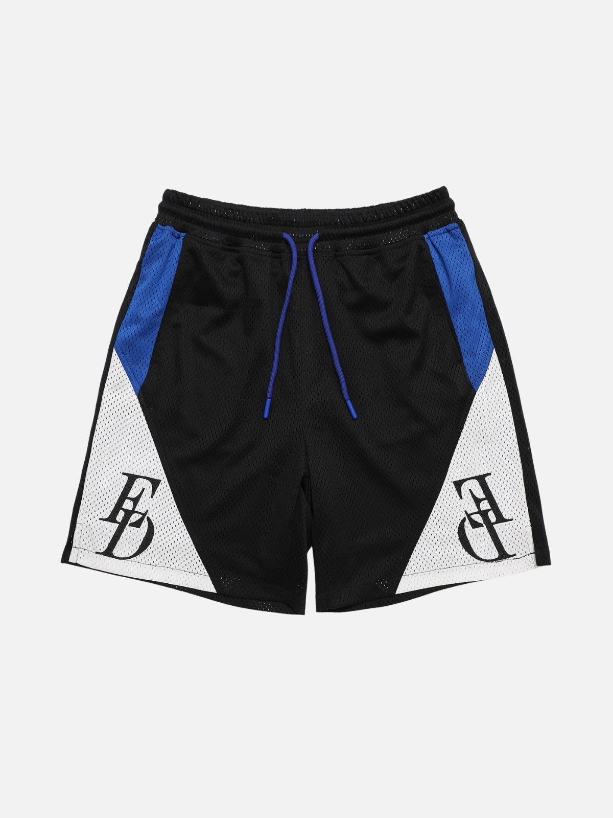 ED - Regular Graphic Mesh Shorts Black | Teenwear.eu