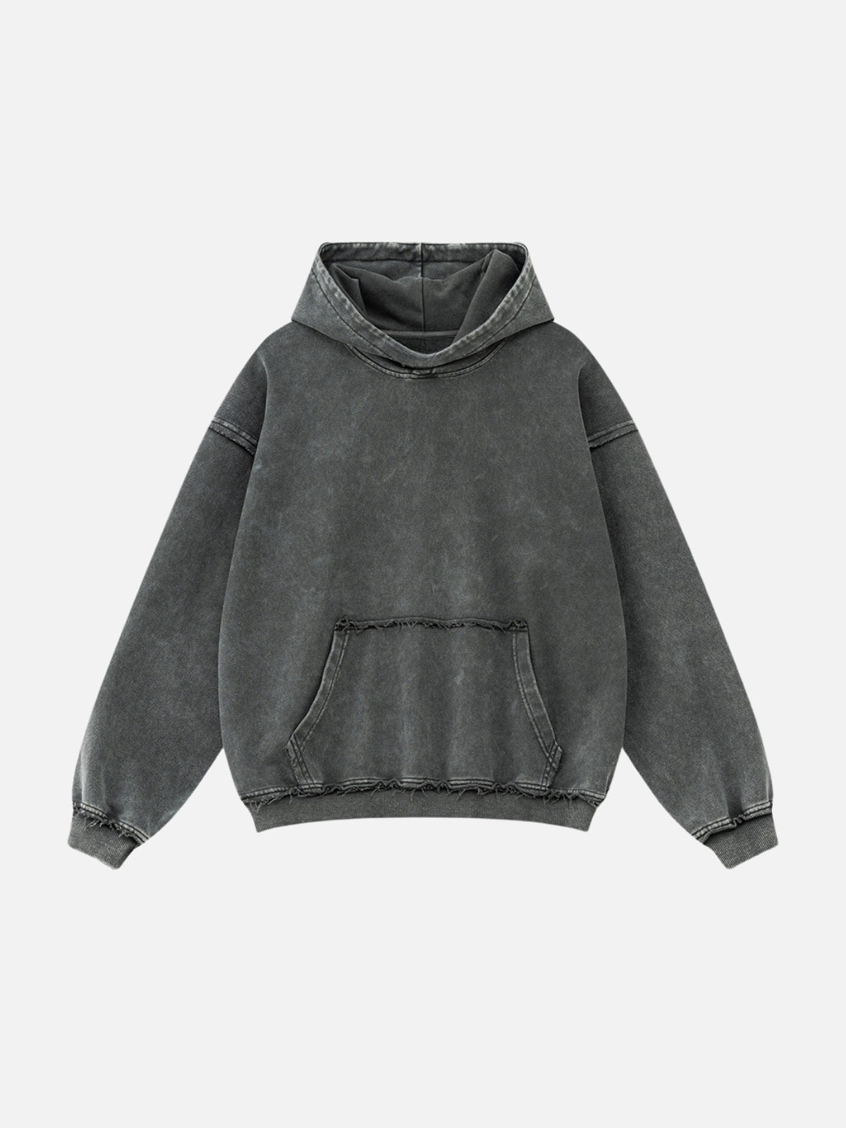 FREEZY - Oversized Basic Hoodie Grey | Teenwear.eu