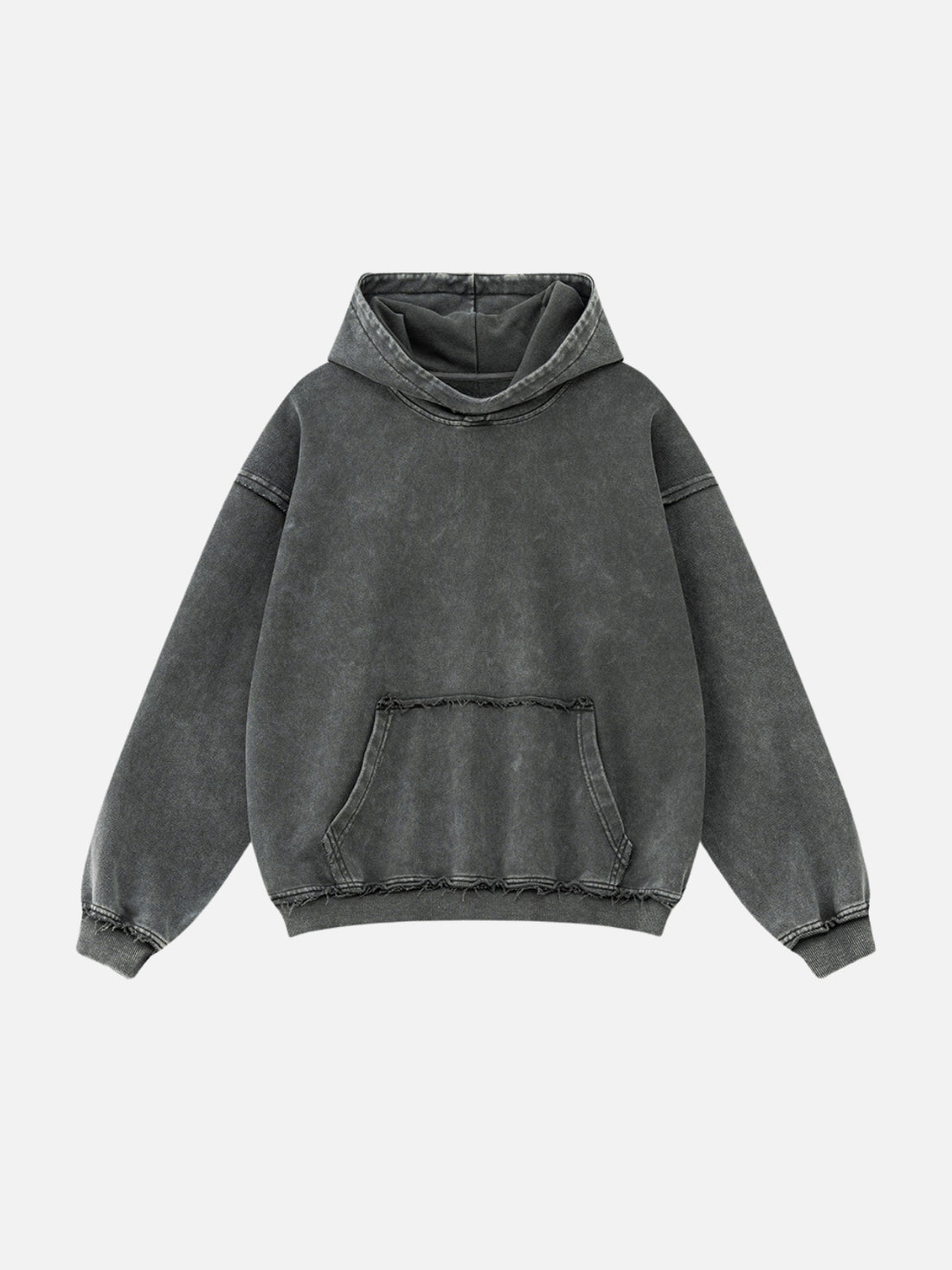 FREEZY - Oversized Basic Hoodie Grey | Teenwear.eu