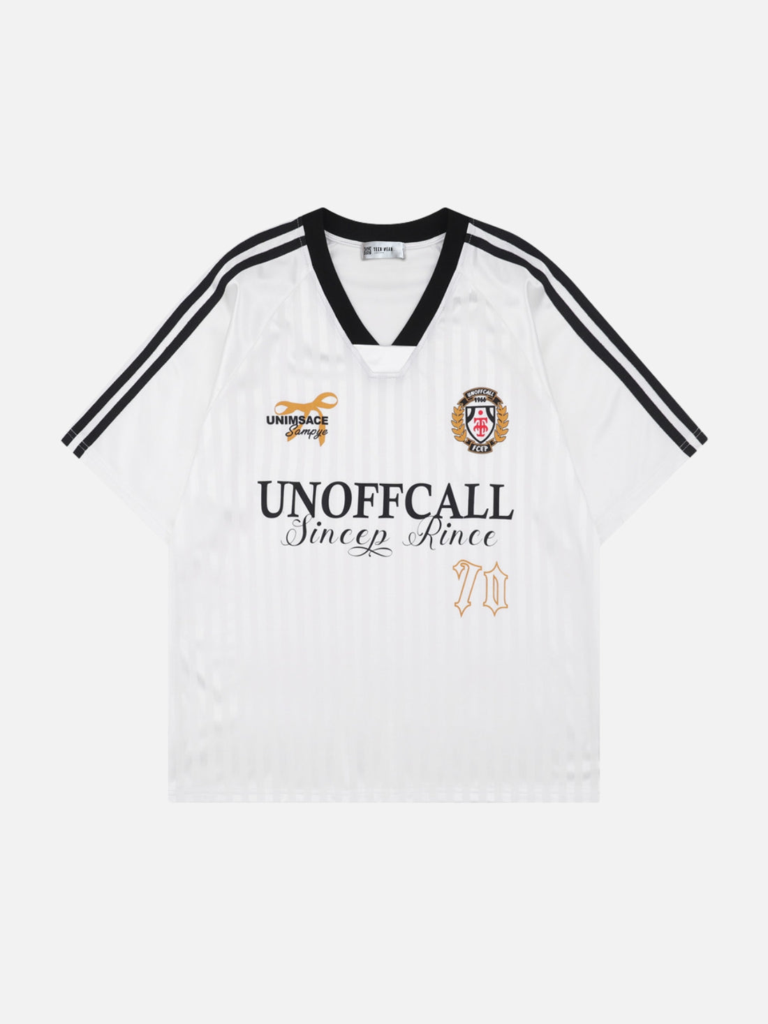 RECALL - Oversized Print Jersey Polo Black | Teenwear.eu