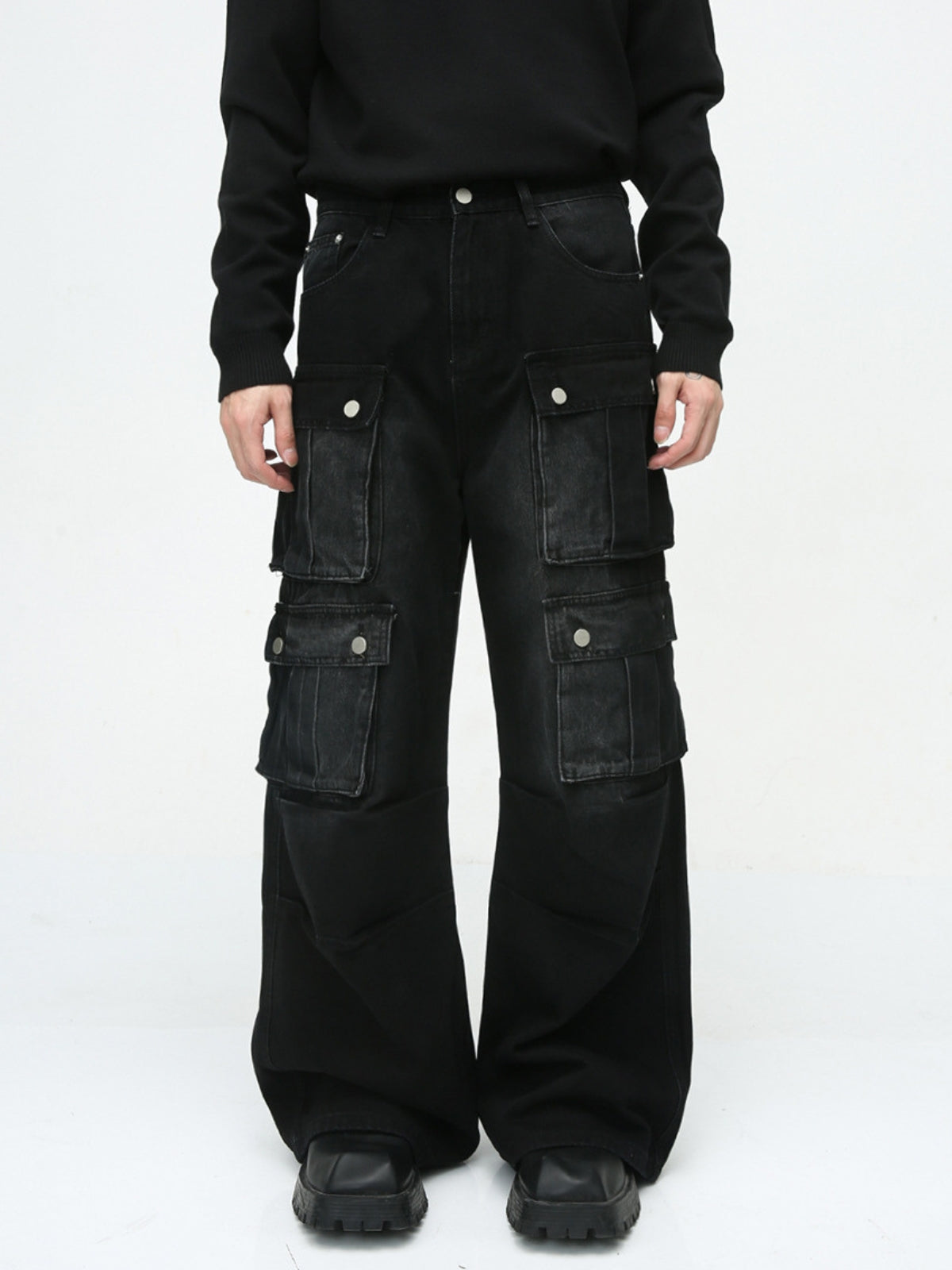 BLACKENS - Loose Cargo Jeans | Teenwear.eu