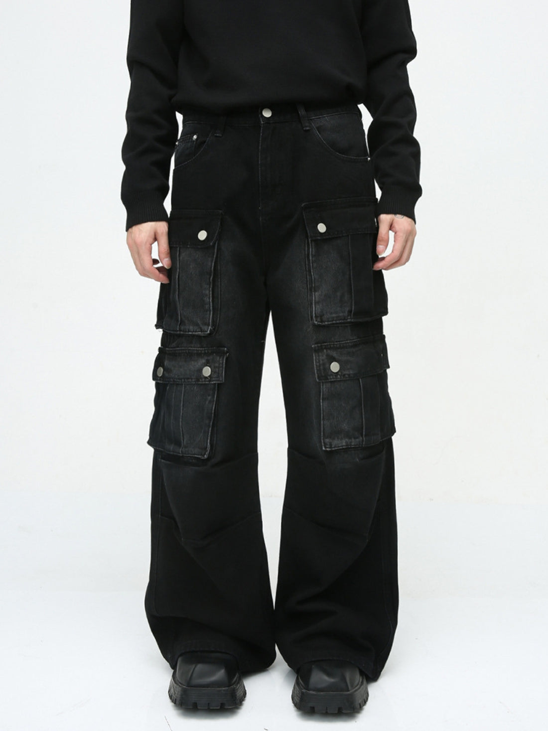 BLACKENS - Loose Cargo Jeans | Teenwear.eu