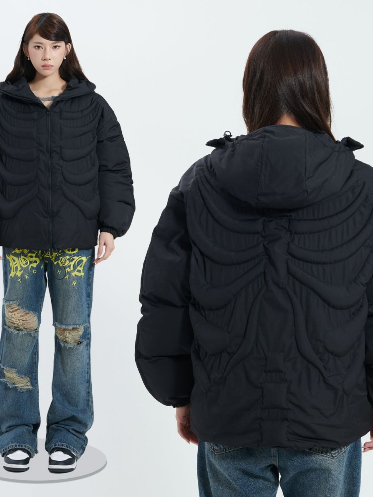 RIBES - Puffer 3D Design Jacket | Teenwear.eu