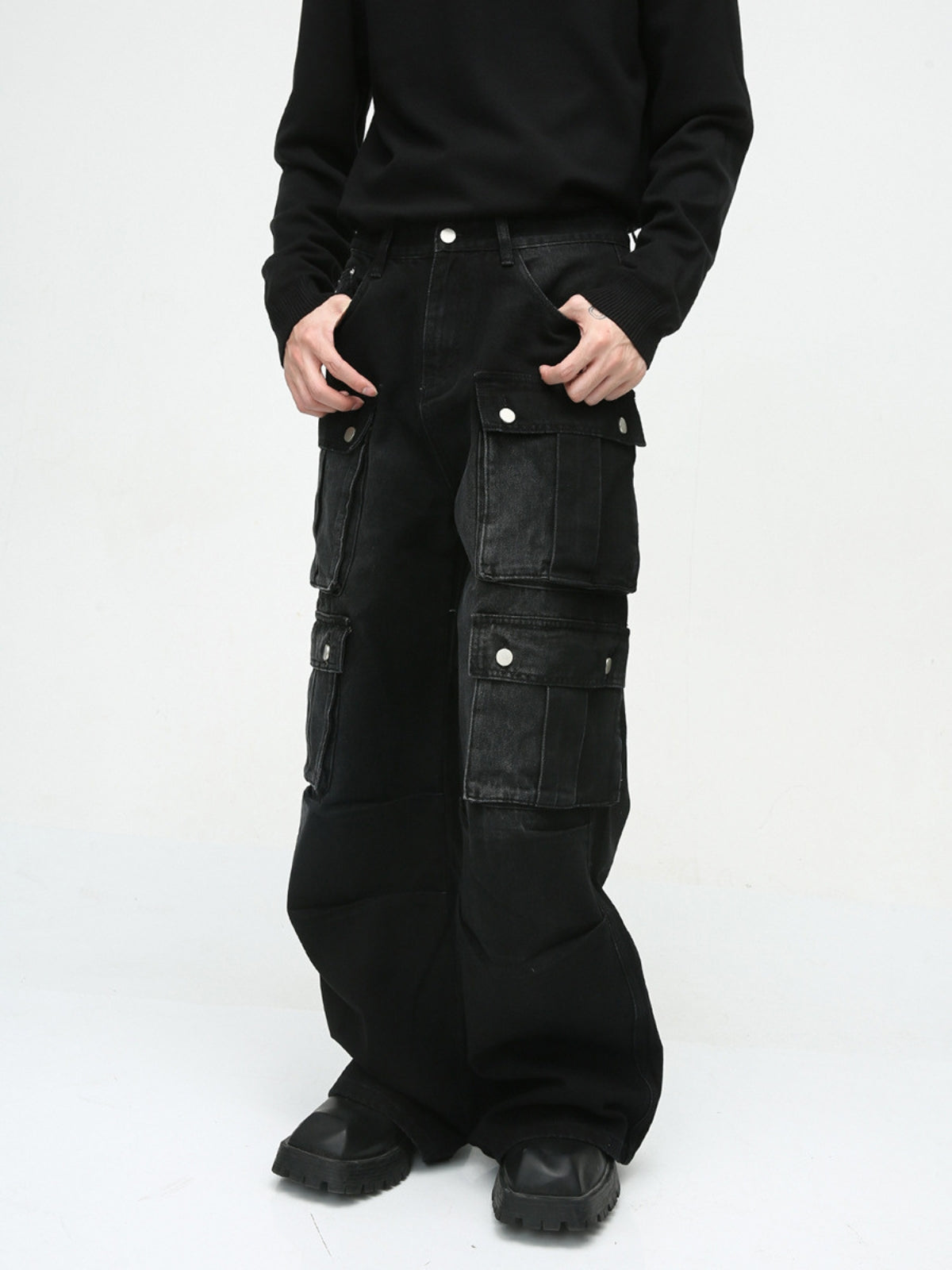 BLACKENS - Loose Cargo Jeans | Teenwear.eu