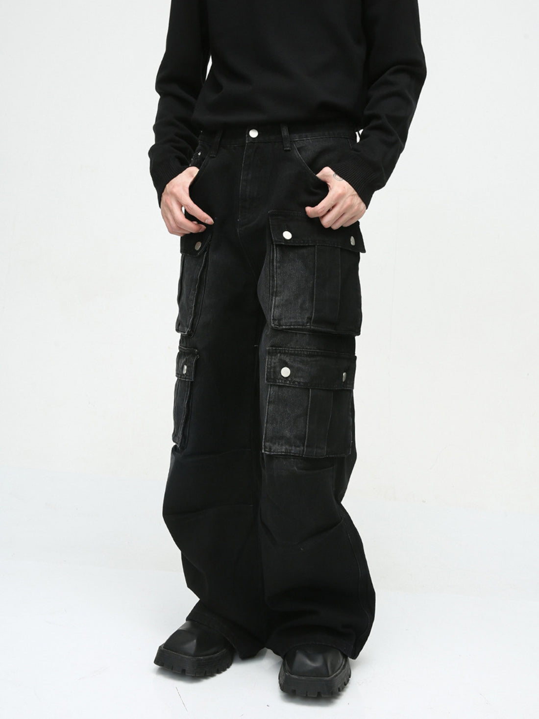 BLACKENS - Loose Cargo Jeans | Teenwear.eu