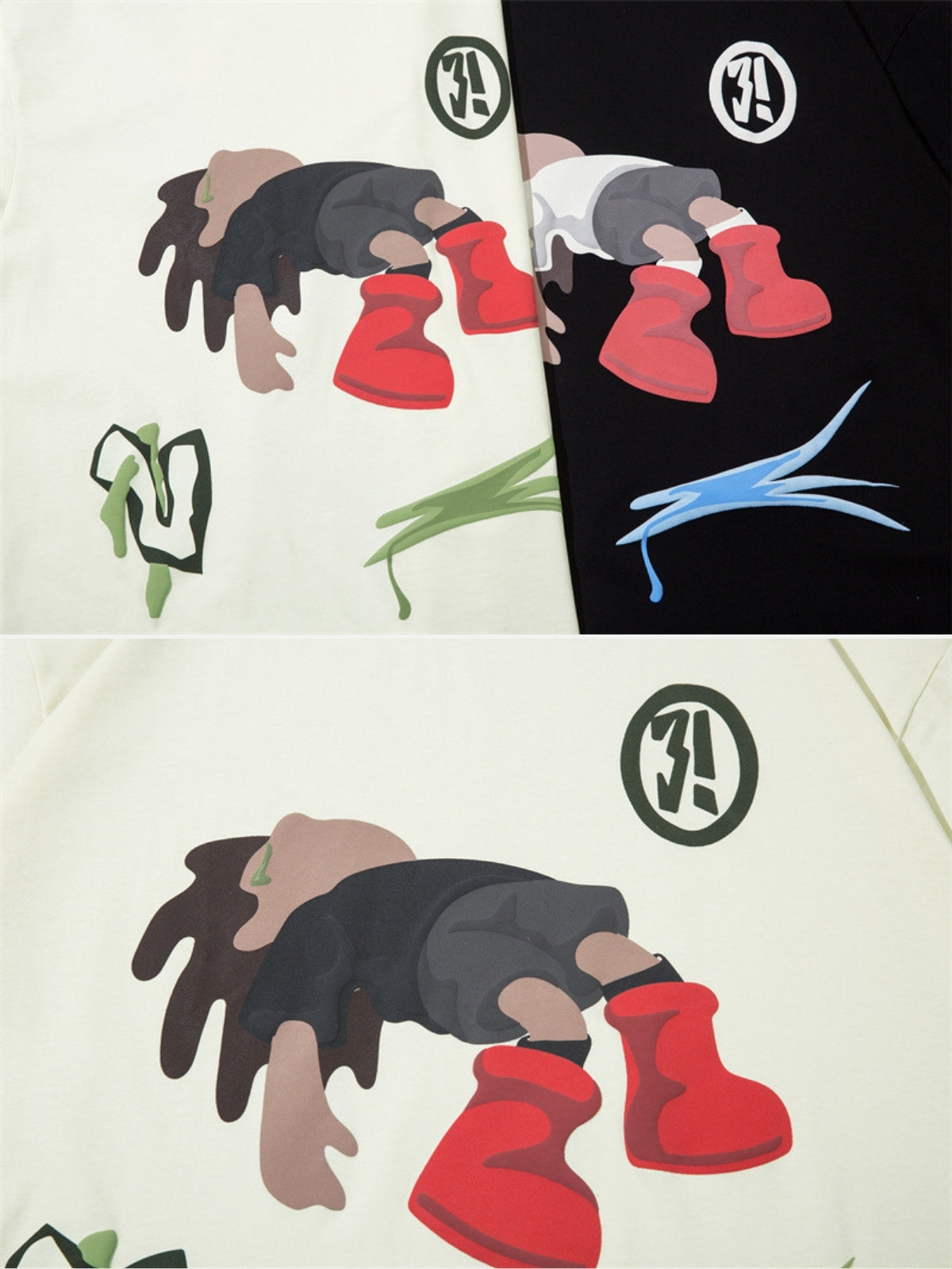 FALLEN - Oversized Print T-Shirt | Teenwear.eu