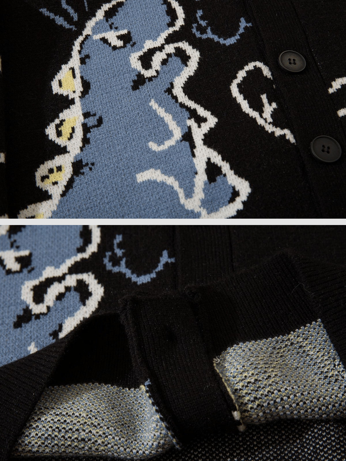 DINO - Oversized Graphic Cardigan | Teenwear.eu