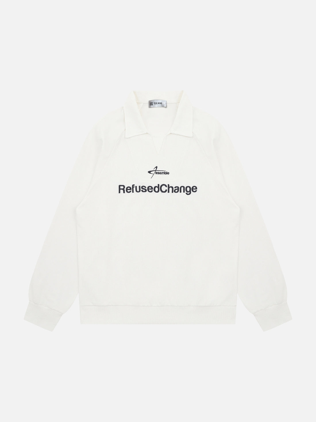 UNITZY - Oversized Print Polo Shirt Blue | Teenwear.eu