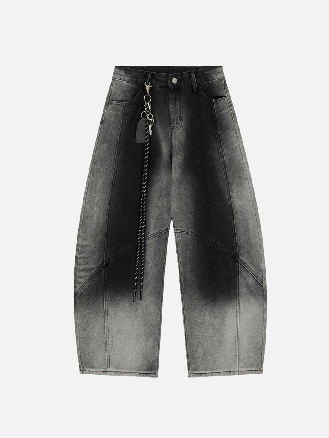 FADEY - Baggy Basic Jeans Black | Teenwear.eu