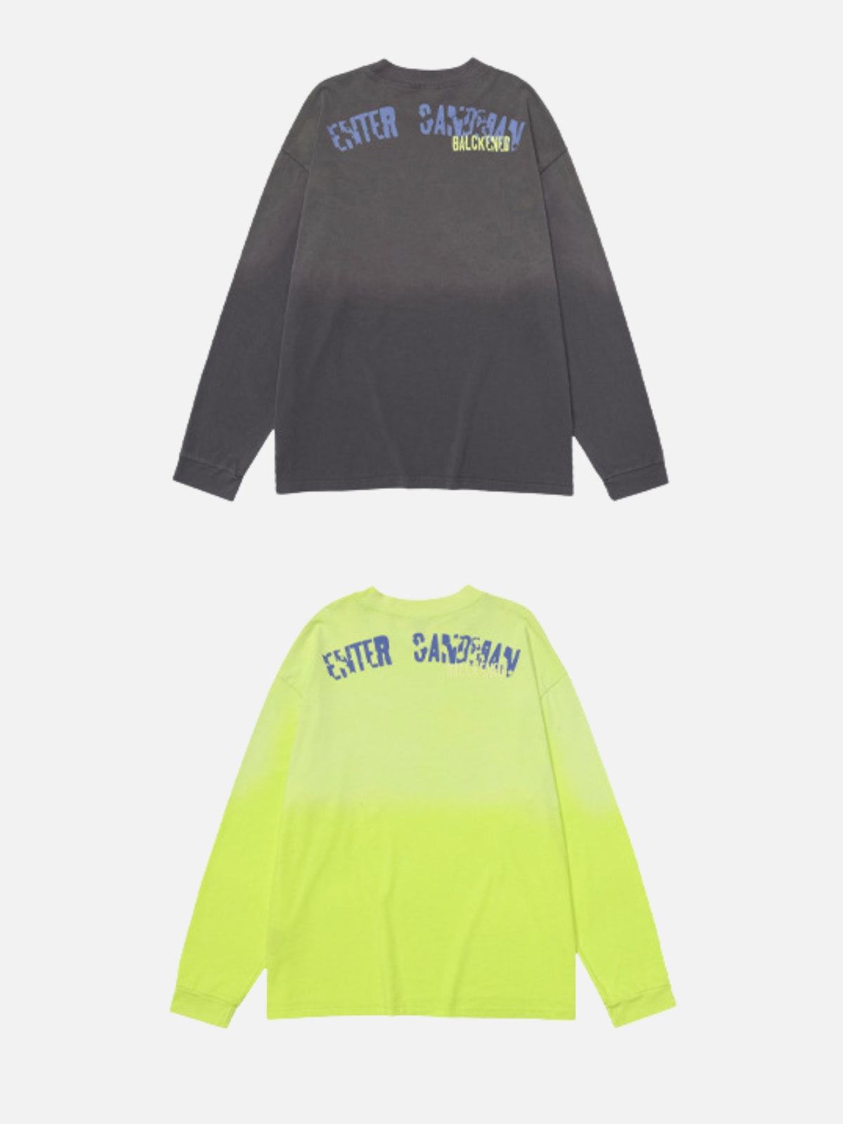 BALCKEND - Oversized Print Long Sleeved T-Shirt | Teenwear.eu