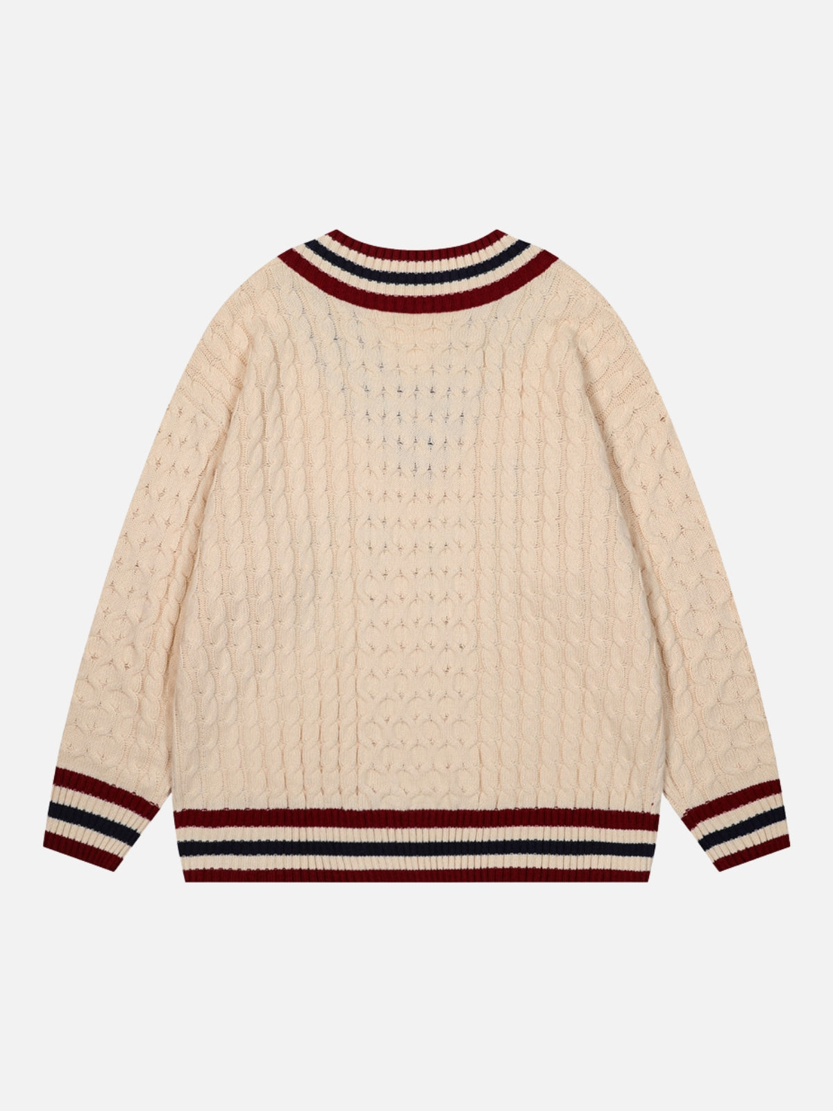 IDVENSXY - Oversized Embroidered Sweater Polo | Teenwear.eu