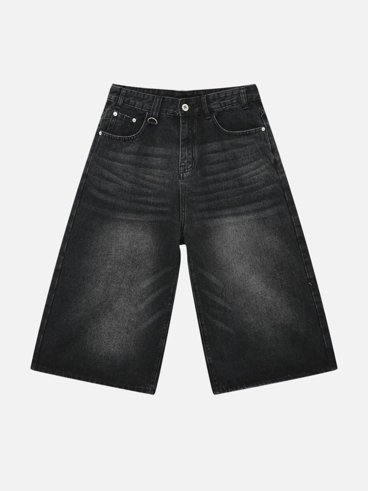 NOISER - Loose Denim Jorts Black | Teenwear.eu