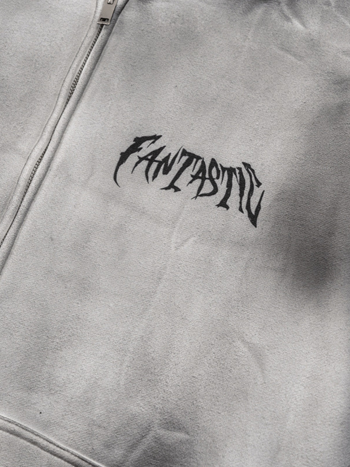 FANTASTIC - Oversized Print Zip Up Hoodie | Teenwear.eu