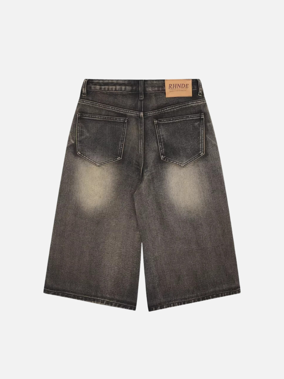 COFFEE - Loose Denim Basic Jorts Washed Black | Teenwear.eu