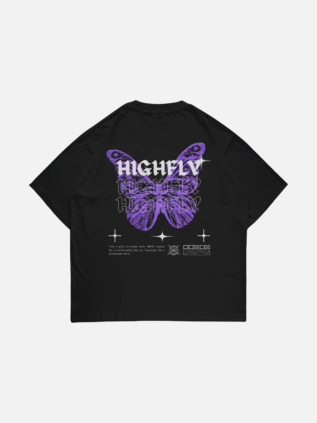 HIGHFLY - Oversized Print T-Shirt | Teenwear.eu