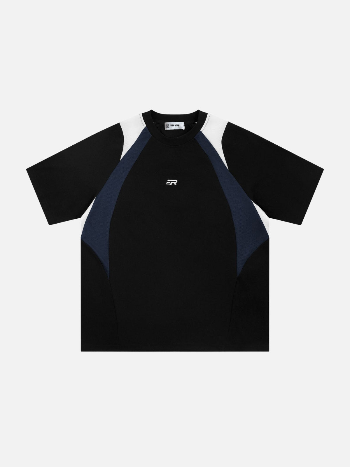 RENOX - Oversized Embroidered T-Shirt Black | Teenwear.eu