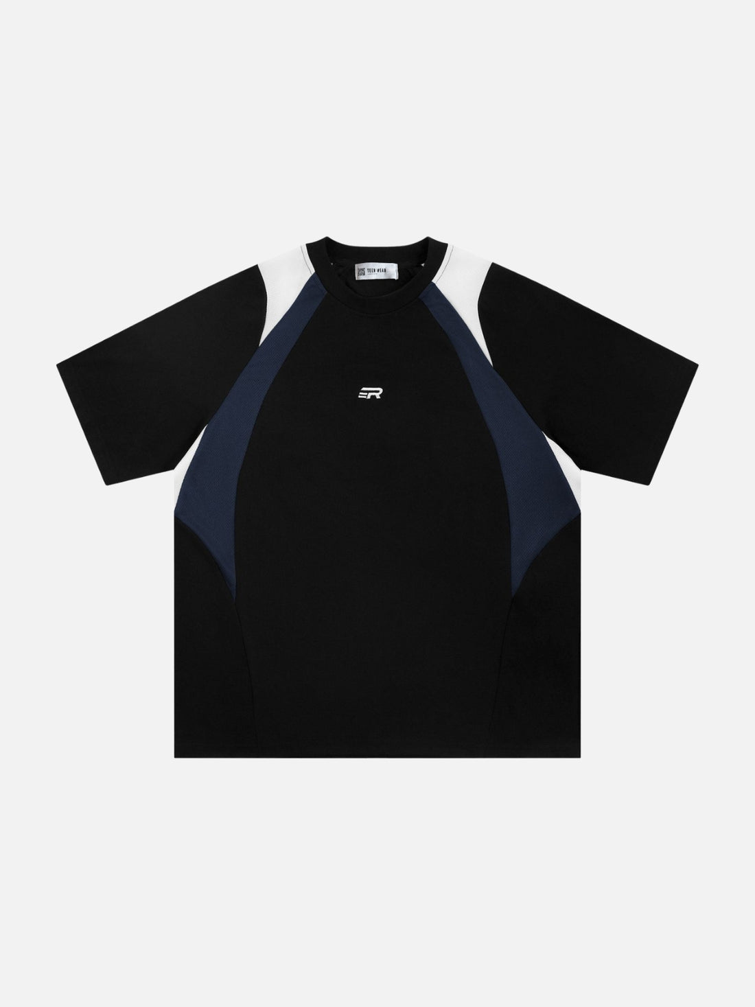 RENOX - Oversized Embroidered T-Shirt Black | Teenwear.eu