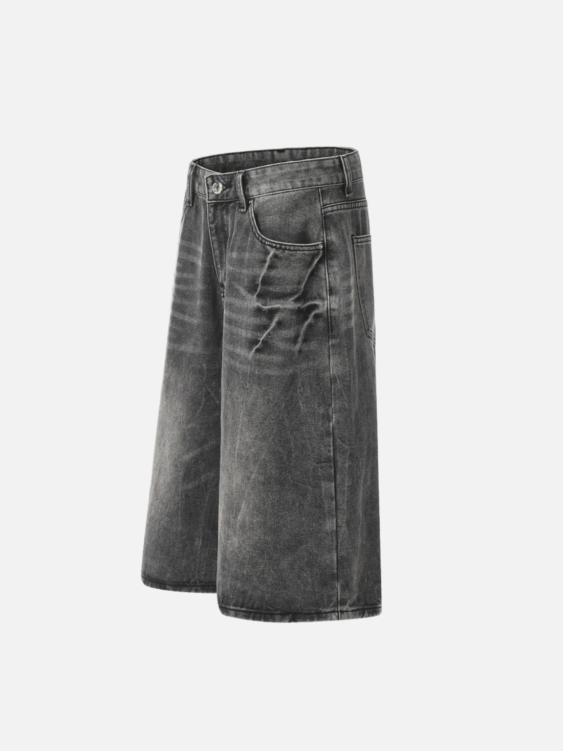 HUGOS - Baggy Basic Jorts Grey | Teenwear.eu