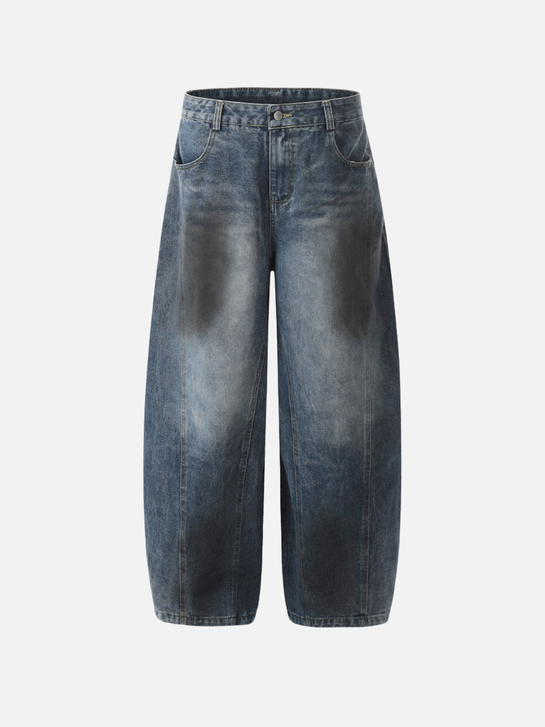DIRTY - Baggy Basic Unisex Jeans Blue | Teenwear.eu