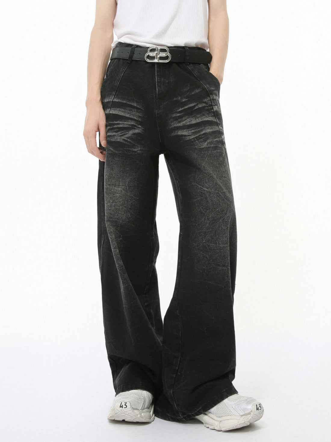 VOIDLINE - Baggy Distressed Basic Jeans | Teenwear.eu