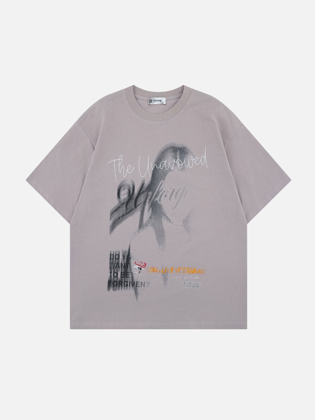 FORGIVEN - Oversized Print T-Shirt Black | Teenwear.eu