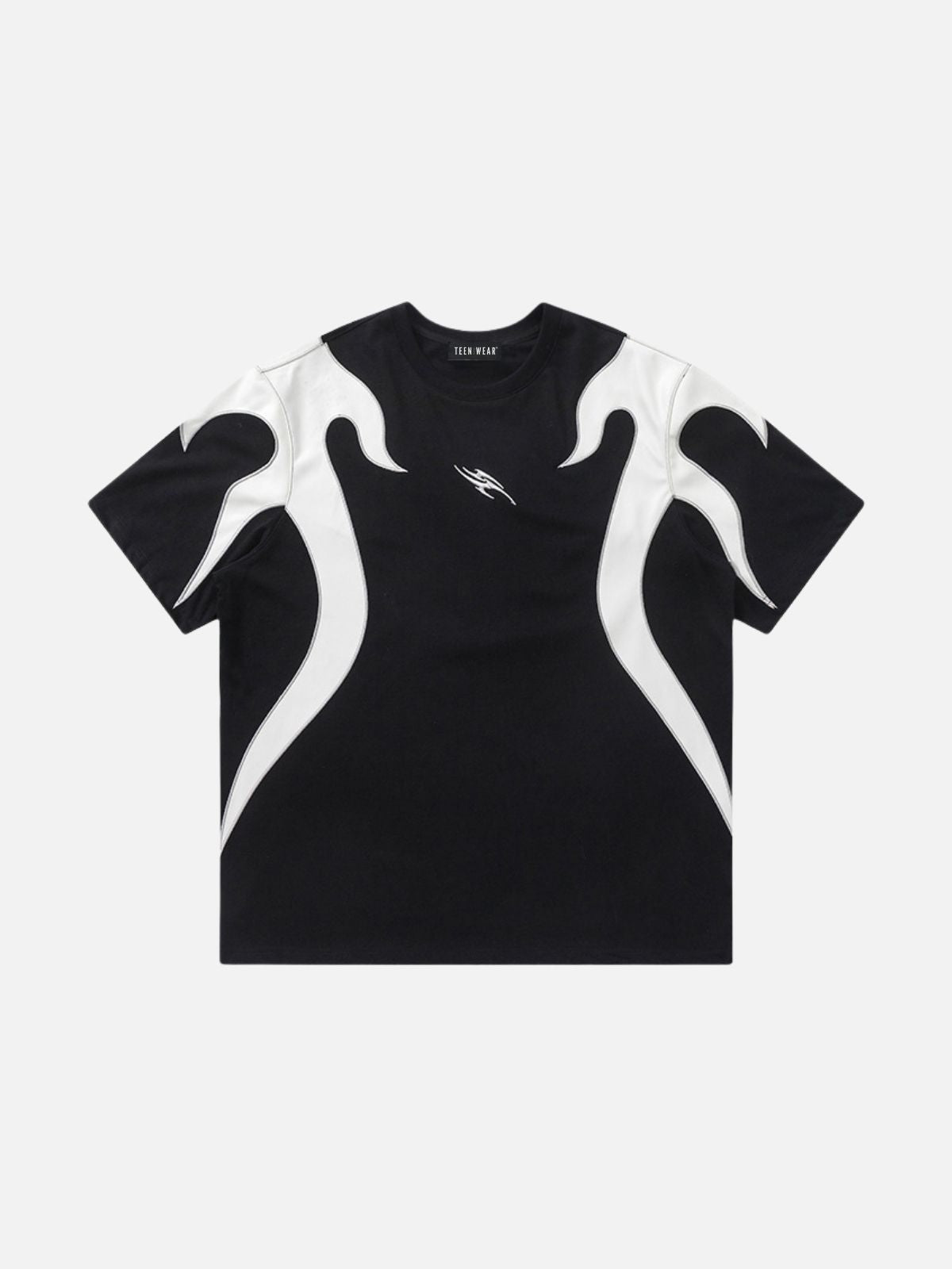 SPINNER - Oversized Embroidered T-Shirt Black | Teenwear.eu