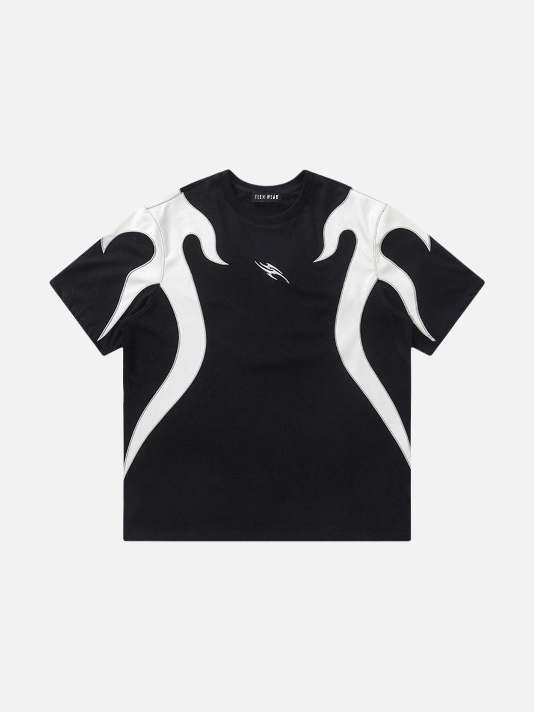 SPINNER - Oversized Embroidered T-Shirt Black | Teenwear.eu