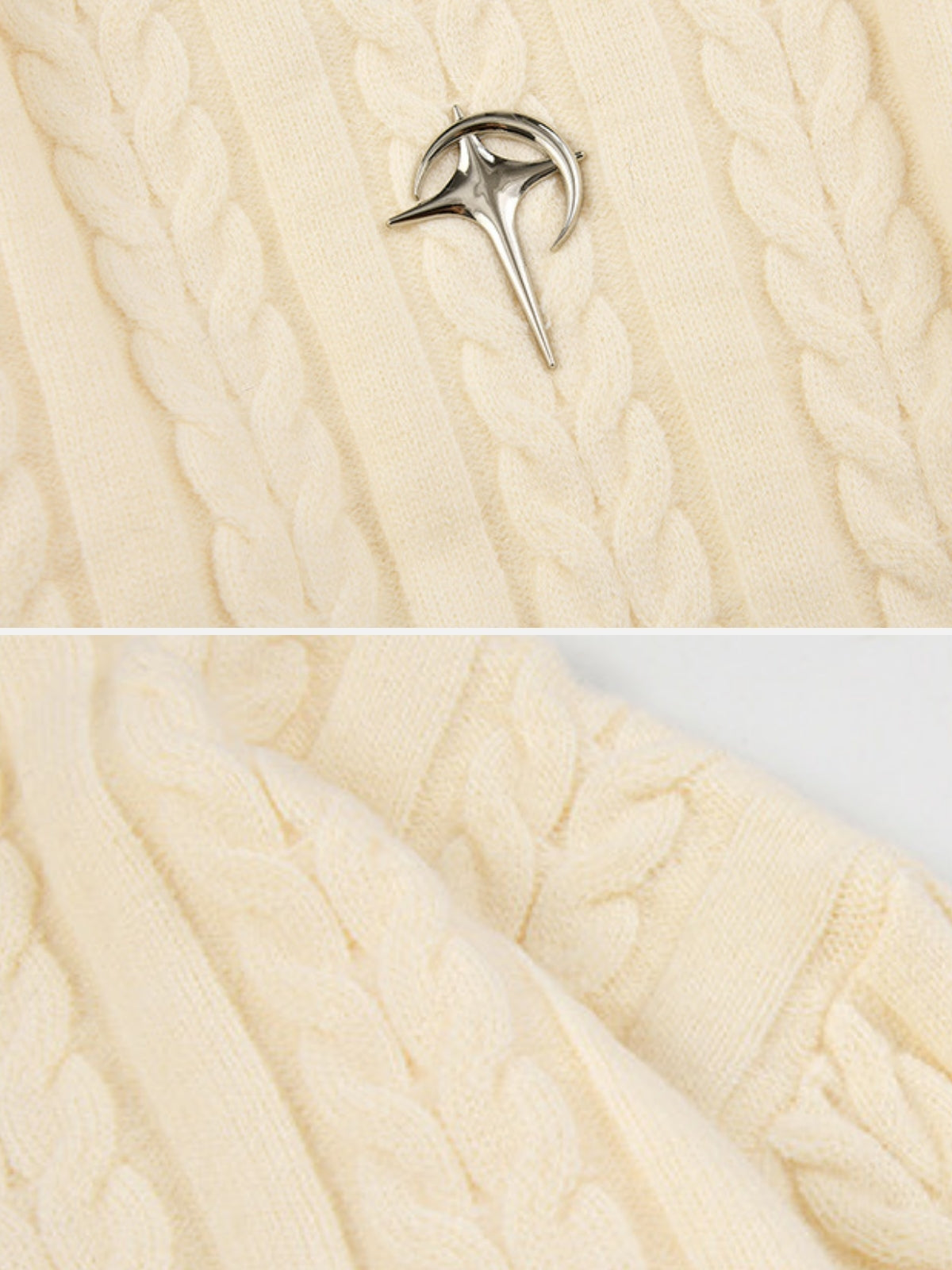 PENIAK - Oversized Embroidered Sweater | Teenwear.eu