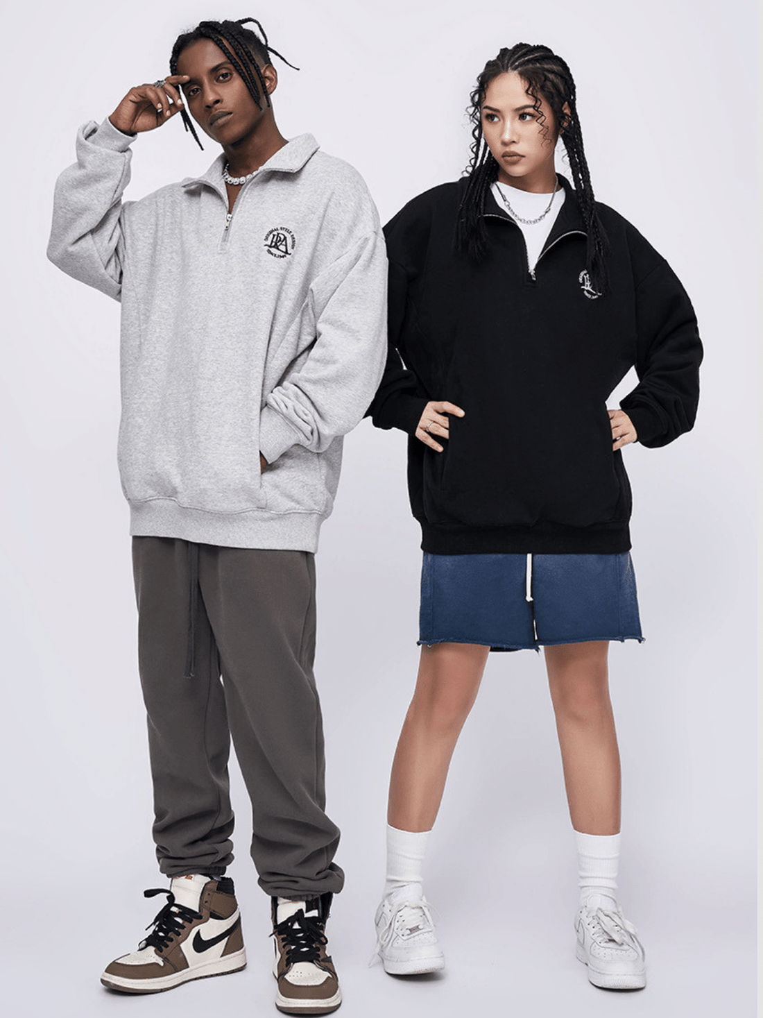 WORKIE - Oversized Polo Hoodie | Teenwear.eu