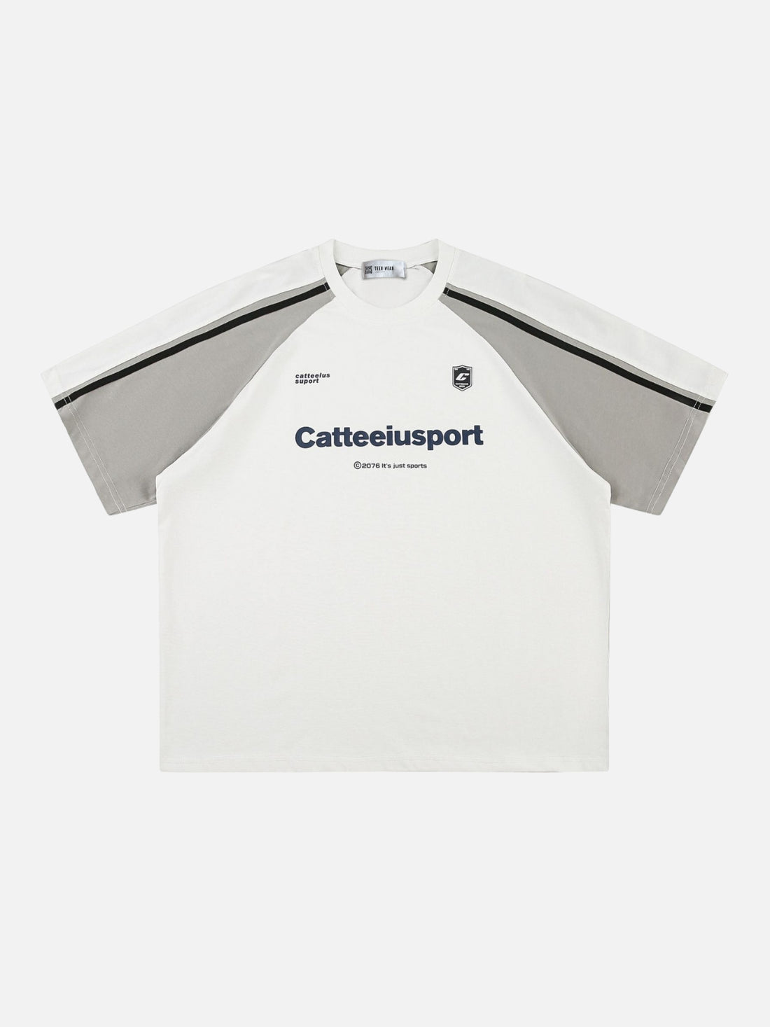 CATTEEIU - Oversized Graphic T-Shirt Black | Teenwear.eu